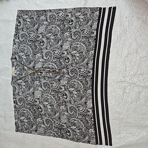 MICHAEL KORS Zip-Front Poncho Top